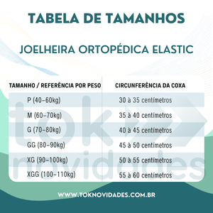 2 Joelheiras Ortopédica Elastic